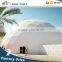 Geodesic dome tent Event dome tent White PVC cover wedding tent 2 room for sale