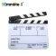 Acrylic Plastic Dry Erase Director's Colorful Film Movie Clapboard Clapper Board with Sticks(9.85x11.8 inch)