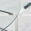 2016 Hot Sales Factory Supply Glass Top Metal Stainless Steel Leg Coffee Table