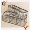 Antique vintage Industrial Metal Wire Storage Basket With Wooden Handle                        
                                                Quality Choice