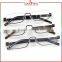 Laura Fairy China Newest Designed Black Temple Semi-Frame Metal Optical Frames