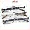 Laura Fairy China Newest Designed Black Temple Semi-Frame Metal Optical Frames