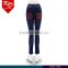 2016 custom floral print mid-rise jeans for women Dubai