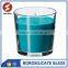 hot sale frosted pyrex glass candle jar