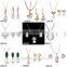 Yiwu factory wholesale earring and necklace vintage jewelry set S0008