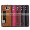 Top Quality Genuine Leather Stand Case For Samsung Galaxy Note 5 , For Galaxy Note 5 Edge Case With Card Holder