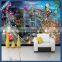 Top Grade Cartoon 3d Design Vinyl Wallpaper Bedroom
