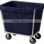 Stainless taper baking finish hotel linen truck