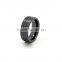 2015 Fashion Jewelry ceramic engrave name black gay men ring