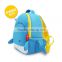 High Quality Waterproof Cartoon Whale Shaped Simple Back School bags