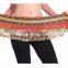 2016 High Quality Cheap Belly Dance Coin Scarf for Women Belly Dancing Costume Hip Belt for Sale