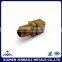 Customized precision brass CNC lathe machining parts