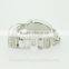 latest lady luxury quartz MOP dial crystal watch
