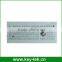 IP65 dustproof industrial membrane keyboard with mini trackball