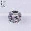 791457CZ 925 Silver SPARKLING MICKEY & HEARTS Charm
