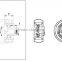 4x18x7mm TPU bearing wardrobe rail wheels