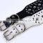 luxury fake diamond dog leather collar in large stock lot