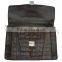 Crocodile leather kit bag SCRBR-002