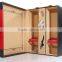 Luxury durable foldable paper leather hard case for wine red