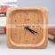 Oval Home decor Natural Wooden Wall Clock