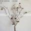 artificial glitter foam ball beaded branch faux twigs branch for christmas home decoration