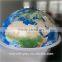 blow moulded clear Shenzhen factory print hollow acrylic spheres/hollow acrylic ball/large acrylic sphere with flange