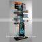 Fashion and elegant acrylic hair salon storage cabinet, plastic hair salon cabinet