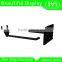 HIGH QUALITY OEM Black plastic pegboard display hook / peg board hook with price tag