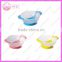 Promotional FDA/ LFGB food grade flexible pp baby bowl for babies