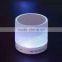 Aireego newest sales promotion LED light mini music cylinder bluetooth speaker 2016