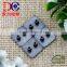 10mm crown design metal plate decorative button for fashion garment
