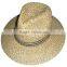 Newest Crazy Selling dark braid panama hat with crystal