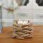 Restaurant fashion nature romantic small wooden candle holder