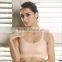 Ladys plain color seamless sport bra