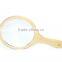 Wooden handle mirror