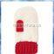 colorful spotty knit girls mitten with fleece lining