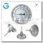 High quality all stainless steel industrial 3" bi-metal back mount thermometer 0-250