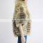Winter Quality Woman Design Clothes gold Fox Fur Coat foxfur coat high quality KZ150093