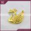 2015new design hanging peafowl shaped decoration for handbags accessories