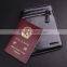 RFID blocking safety passport leather holder
