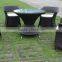 Charlotte Outdoor Comfortable Garden Leisure Rattan Furniture Coffee Table and Chairs Luxury Dining Set