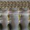 Nice Red Tassels Lace curtains Wholesale