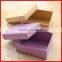 Shiny Simple Design Kraft Paper Small Square Custom Soap Packaging Box Wholesale