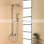 Rose Golden Wall Mounted Functional Brass Shower