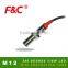F3C Series M12 Inductive Sensors, Cylinder Shape Inductance Sensor, PNP/NPN, Flush/Non-flush