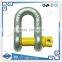Drop Forged Hardware Tempered Alloy Steel/carbon Steel Lifting Hoist DW Shape High Strength Shackle(alloy Steel)