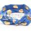 New Full Head Cover Head Turban Head Wrap Hair accessories, Wholesale gold foil dot bunny ear Dot Turban Headbands