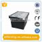 new design attached lid plastic container 600x400mm