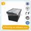 new design attached lid plastic container 600x400mm