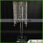 Clear Crystal Flower Stand With Crystal Pendant Wedding Centerpieces Home Decor R-3044
